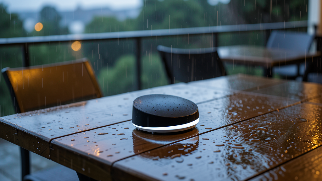 OrdiBee im Regen – robust und wetterfest