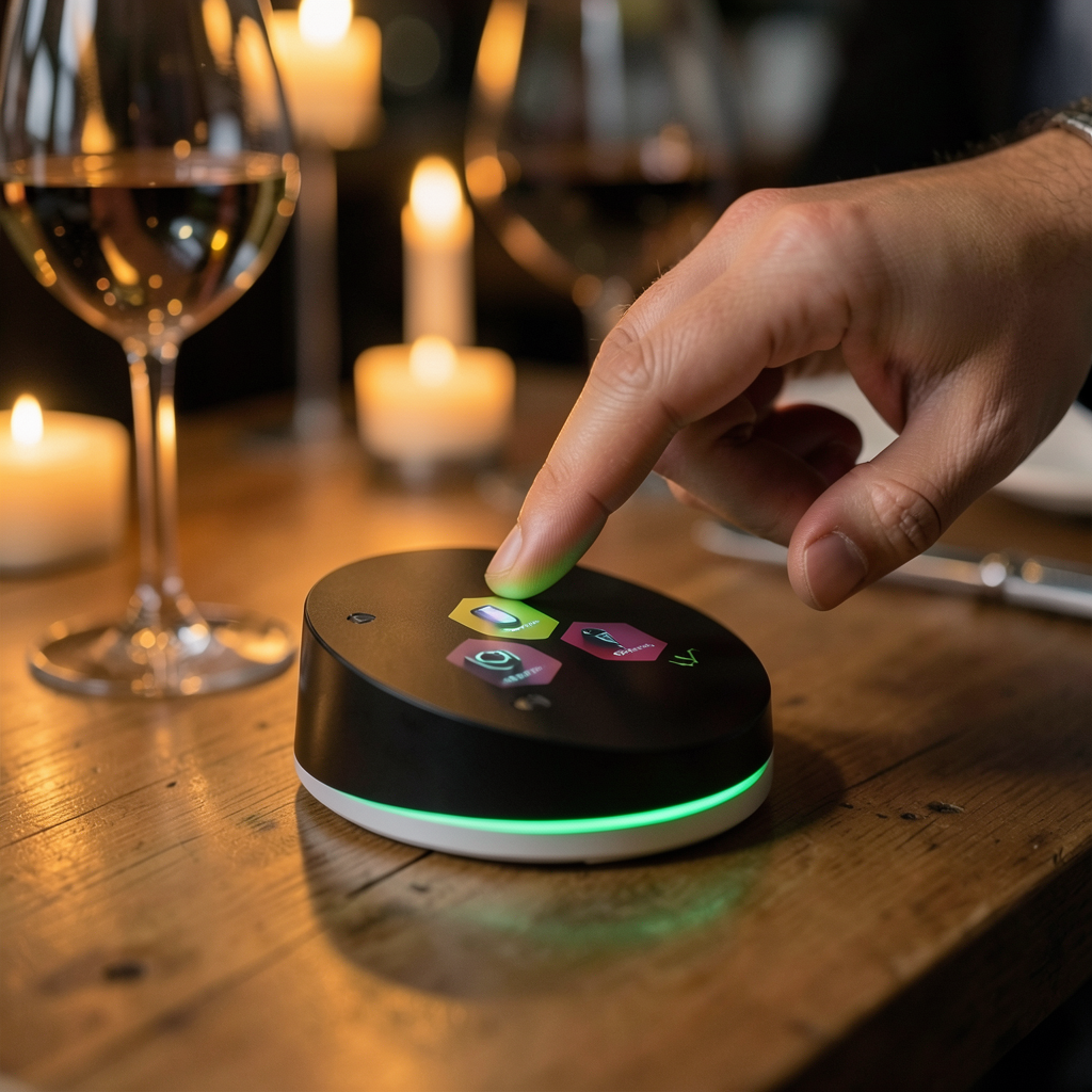 OrdiBee Close-Up – LED-Ring und Display