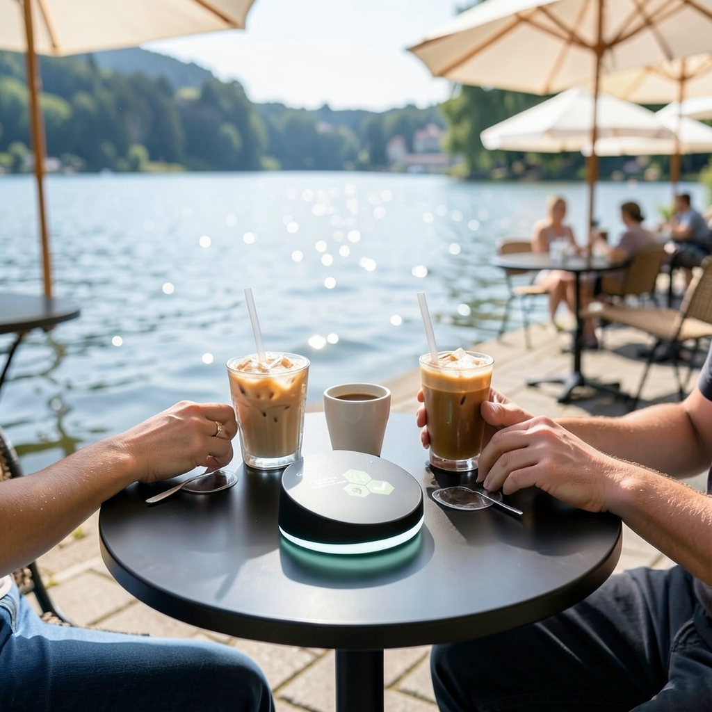 OrdiBee auf der Seeterrasse